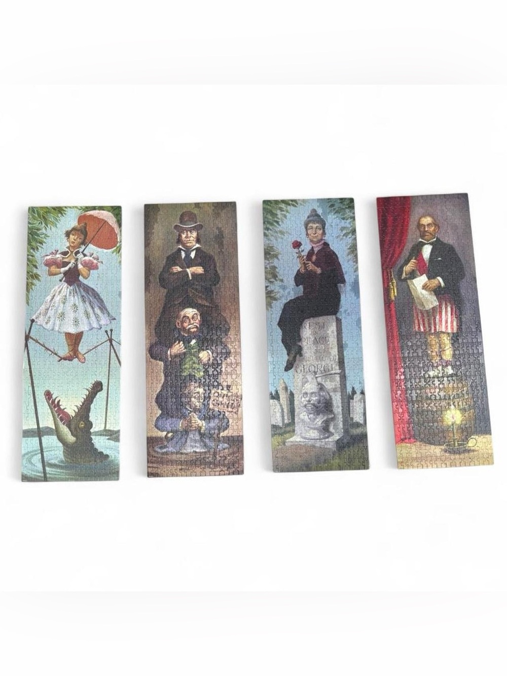 Disney Parks Haunted Mansion Stretching Room Portrait Jigsaw Puzzles 4 Pack